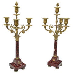 Late 19th c. French Pair of Candelabra