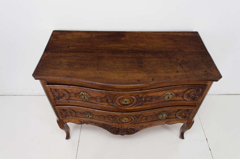 18th c. French Provincial Louis XV Commode or Chest of Drawers 2