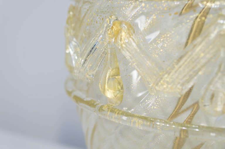 Pair of Barovier Murano Glass Lamps 5