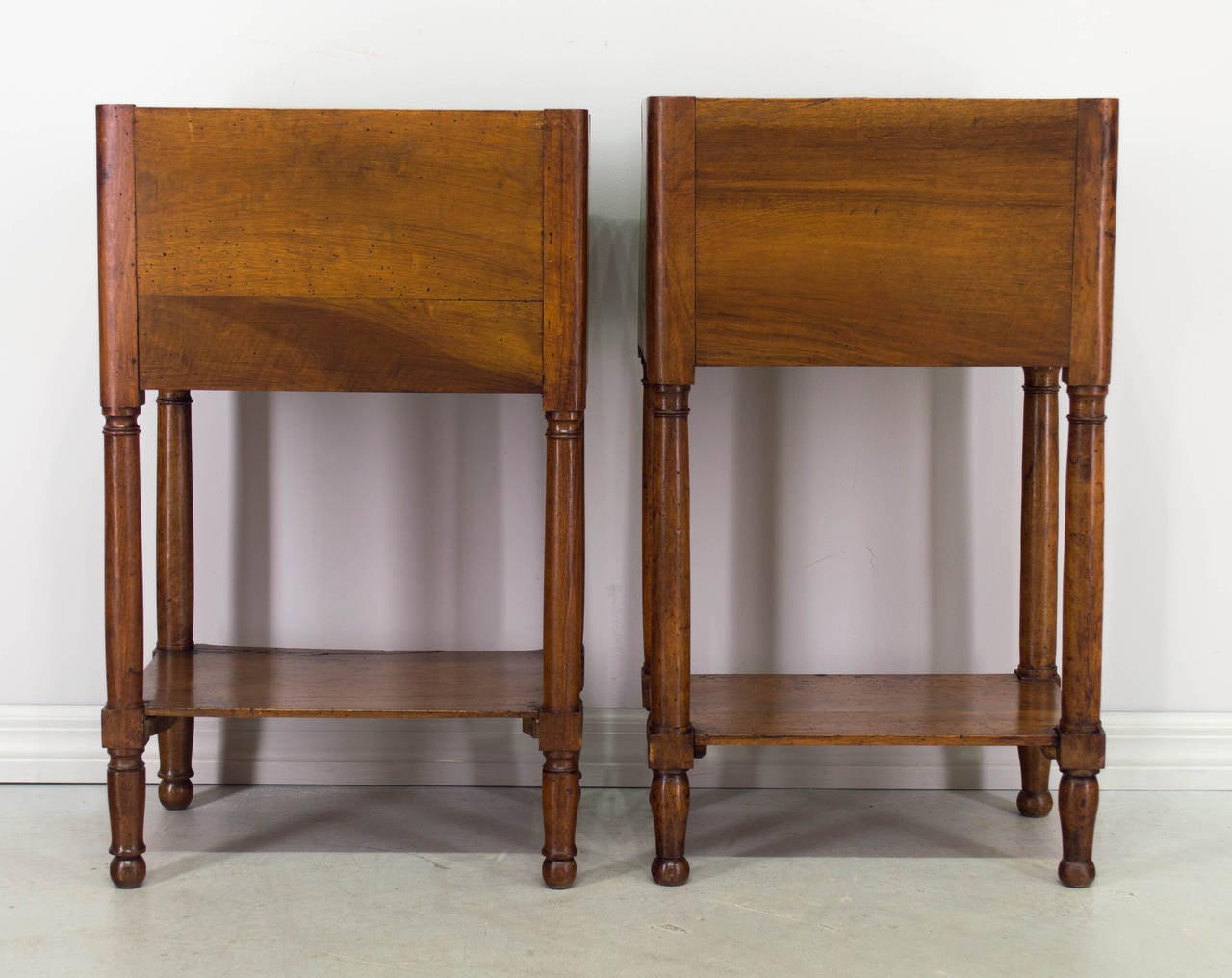 Pair of 19th Century Louis Philippe Night Stands In Excellent Condition In Winter Park, FL