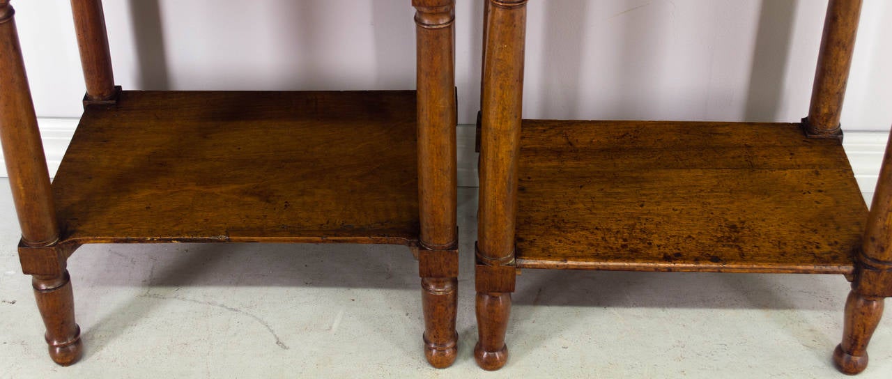 Pair of 19th Century Louis Philippe Night Stands 5