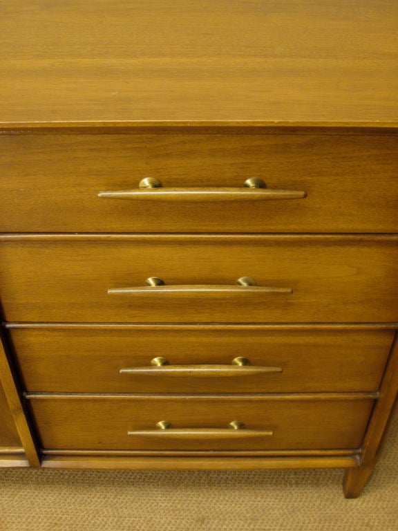 Mid Century Walnut Dresser or Console 2