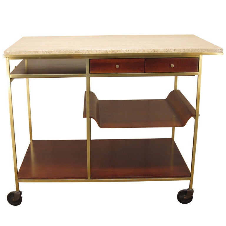 Paul McCobb Bar Cart at 1stDibs