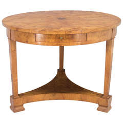 19th Century Biedermeier Style Center Table or Side Table