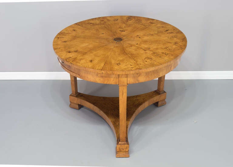 19th Century Biedermeier Style Center Table or Side Table 2