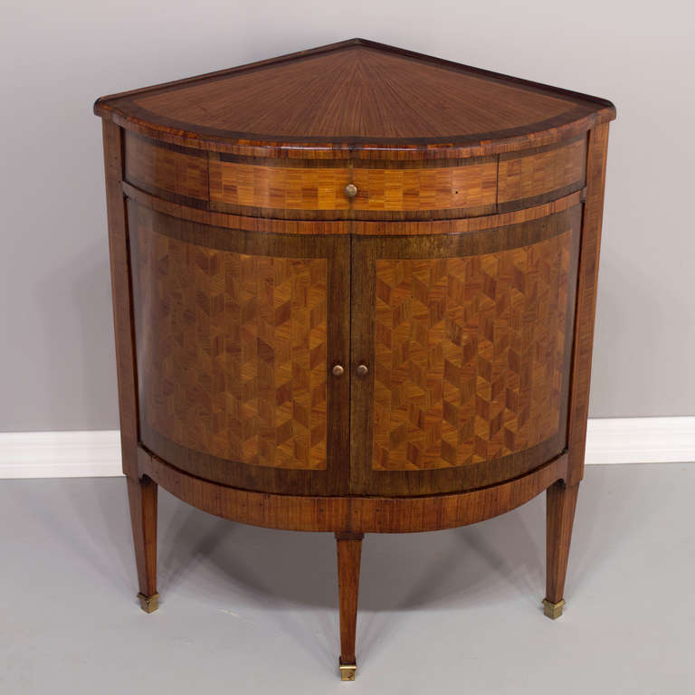 19th Century Louis XVI Style Corner Cabinet 5