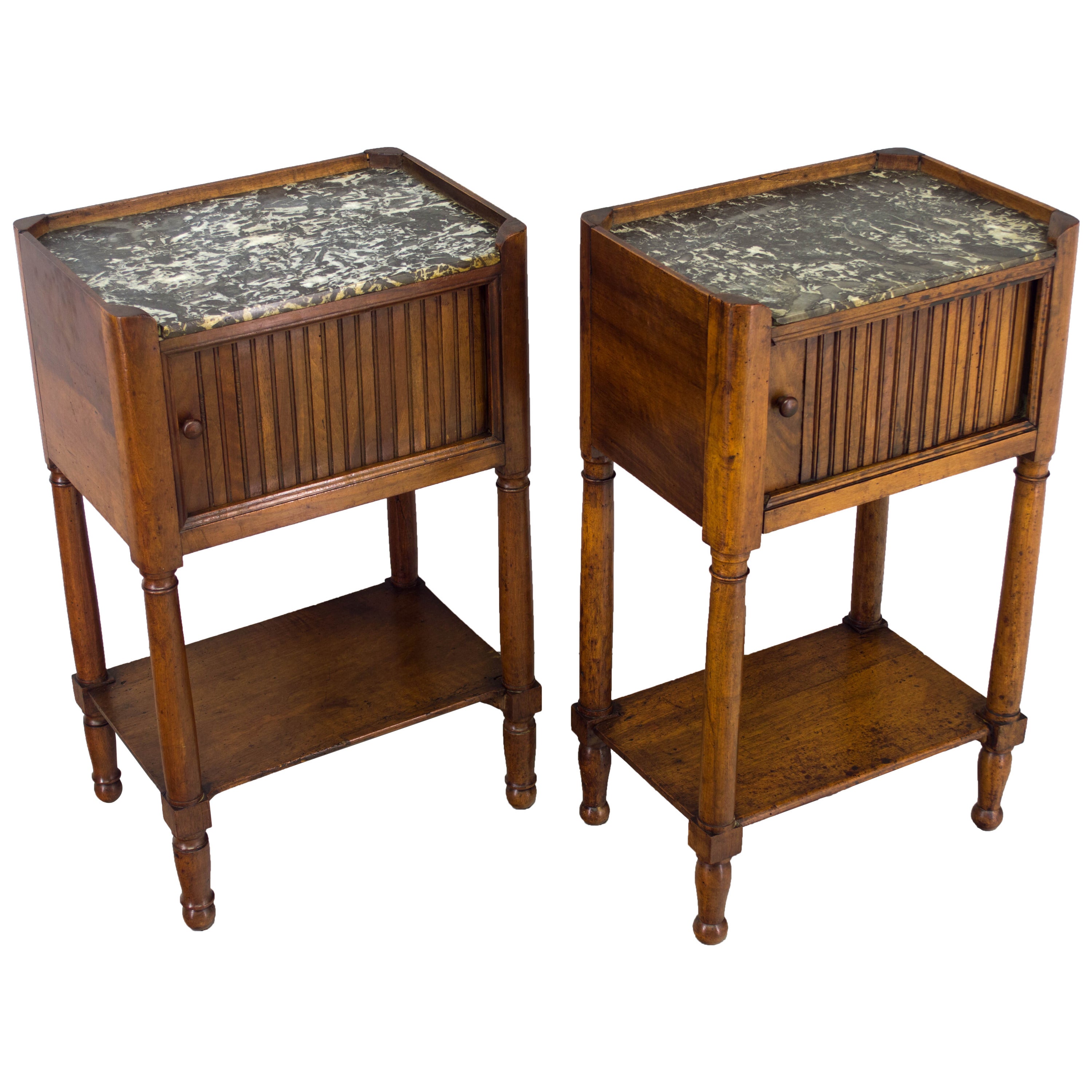 Pair of 19th Century Louis Philippe Night Stands