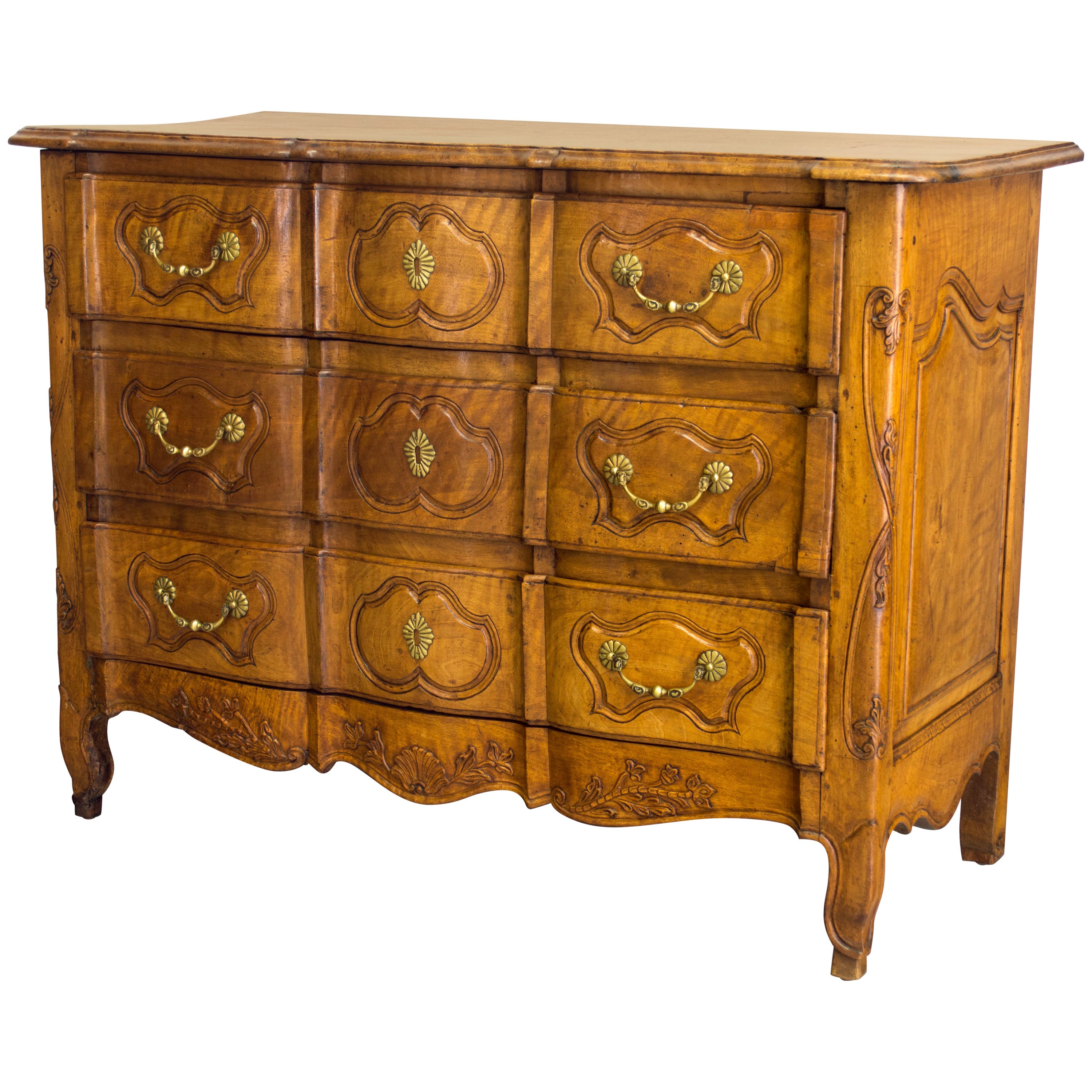 18th Century French Louis XV Commode or Chest of Drawers