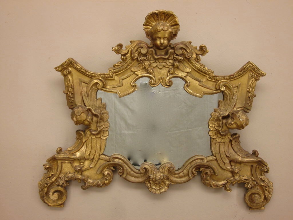 19th Century Italian Rococo Mirror