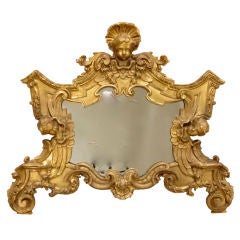 Antique Italian Rococo Mirror