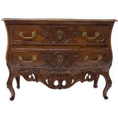18th c. French Louis XV Provencal Commode or Chest of Drawers