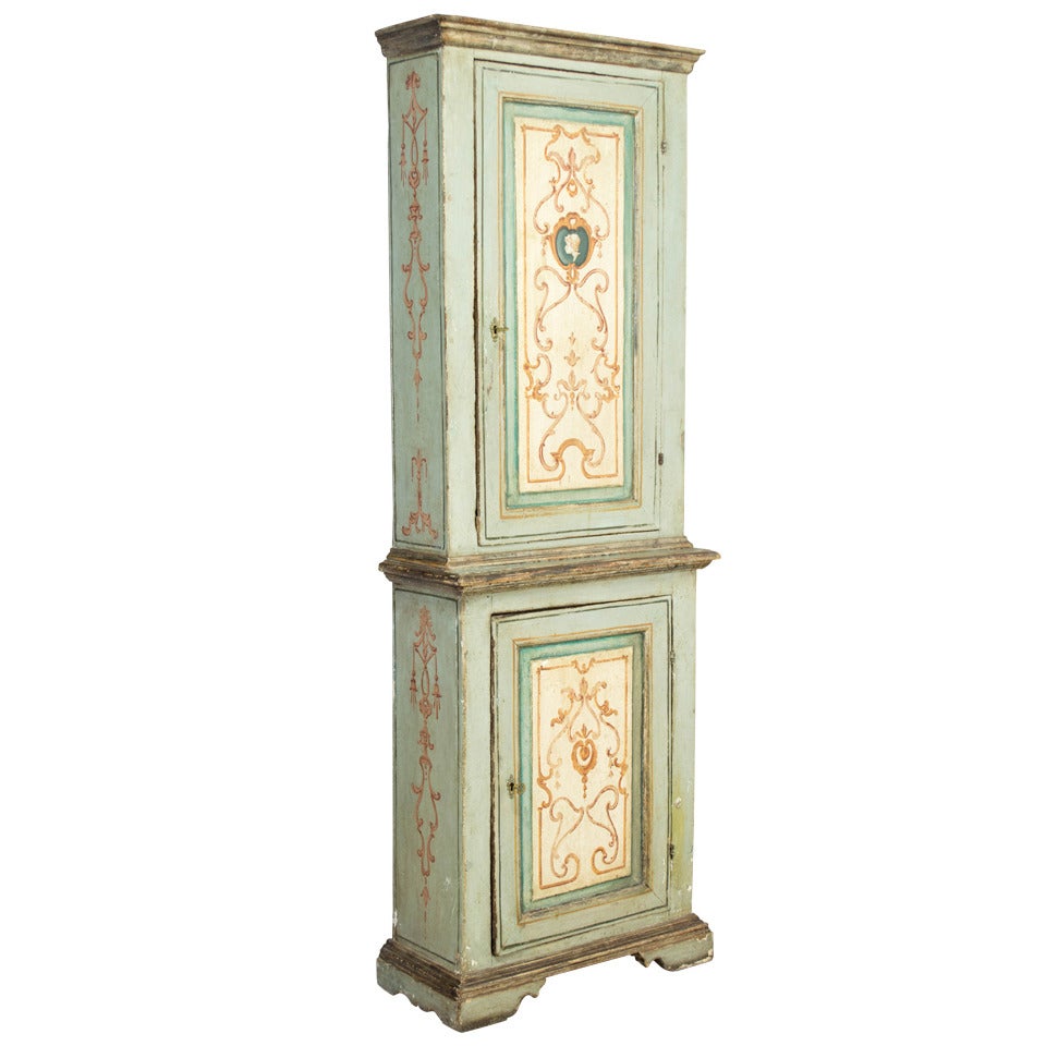 18th Century Italian Painted Cabinet