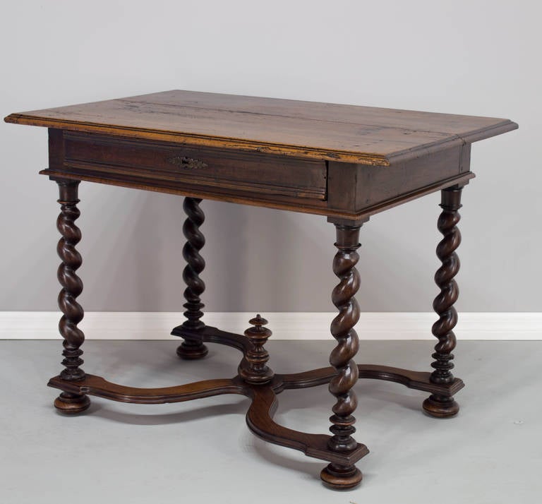 18th Century French Louis XIII Style Side Table In Good Condition In Winter Park, FL