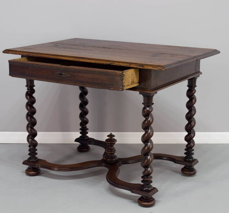 18th Century and Earlier 18th Century French Louis XIII Style Side Table