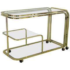 Brass Bar Cart or Desk