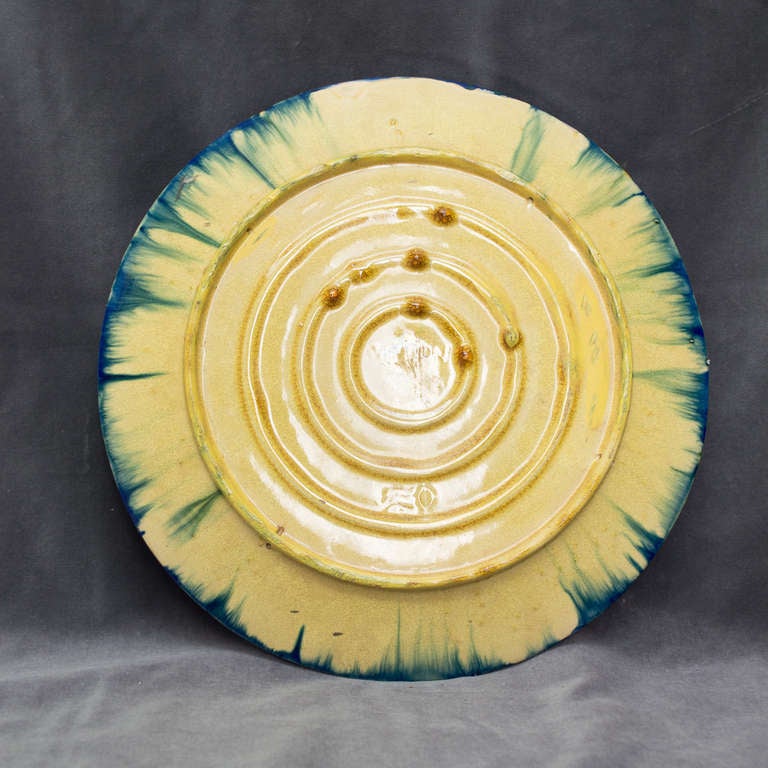 19th c.  English Majolica Palissy Style Lobster Plate, signed MINTON 2