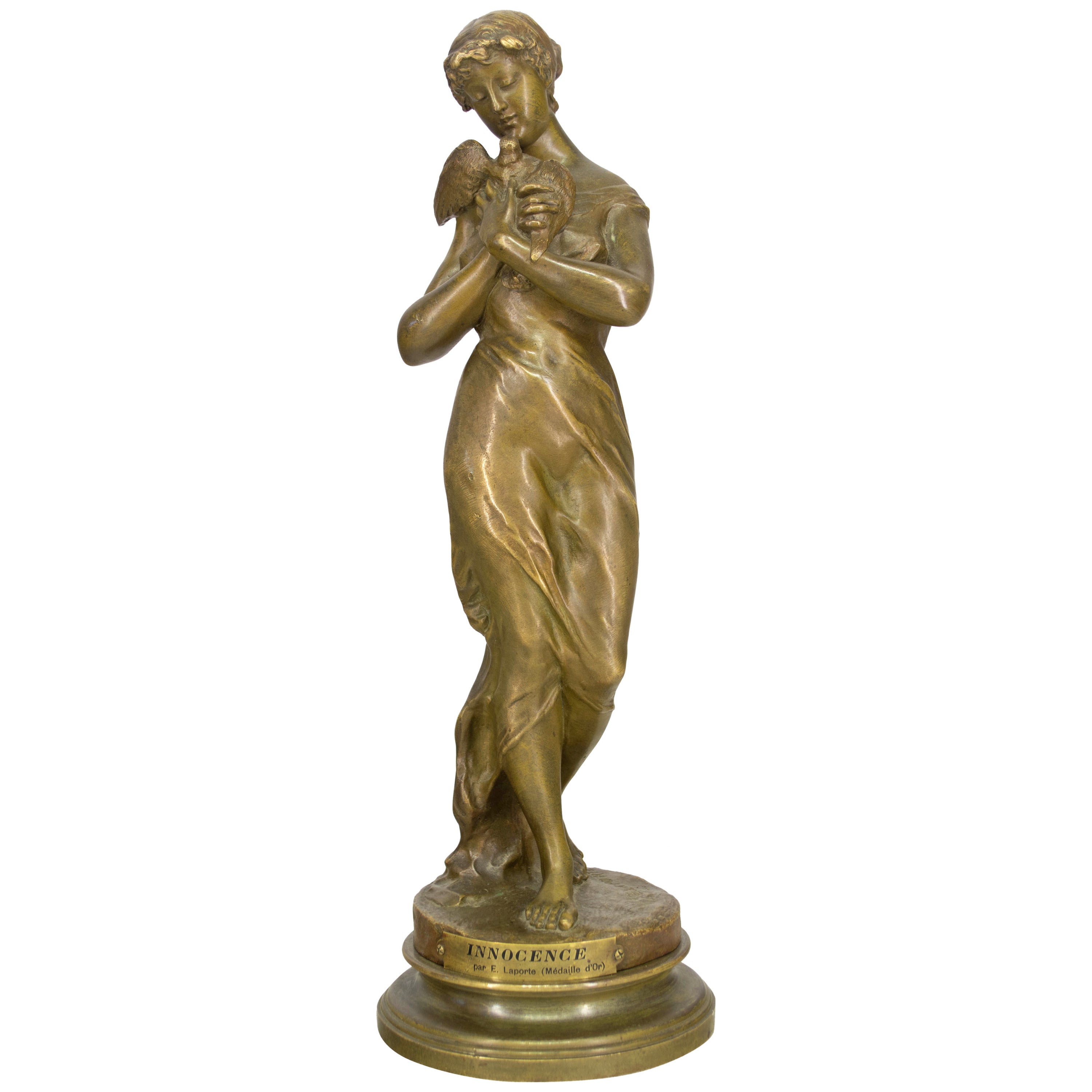 French Bronze Sculpture by Emile Laporte