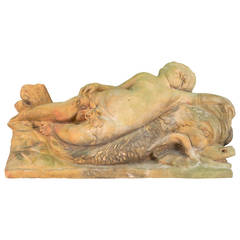 19th Century French Terra Cotta Garden Statue