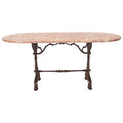 19th c. French Bistro Table or Dining Table