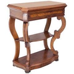 19th c. Louis Philippe Walnut Console