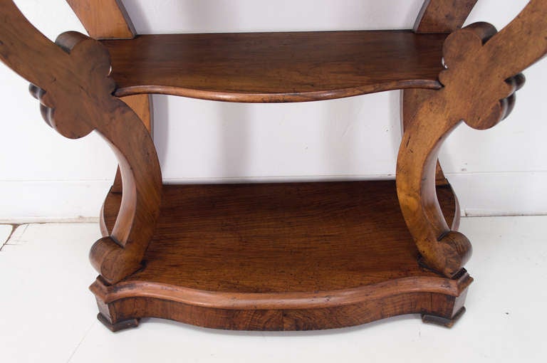 19th c. Louis Philippe Walnut Console 4