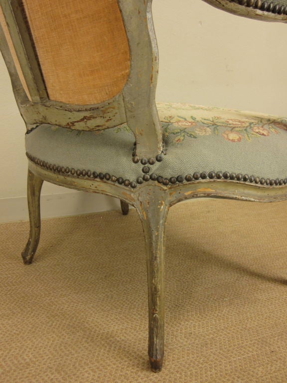 French Single Louis XV Fauteuil or arm chair 7