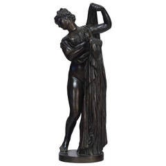 20th Century French Bronze, Diane Bathing