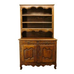 French Country Louis XV Style Vaisellier or Buffet