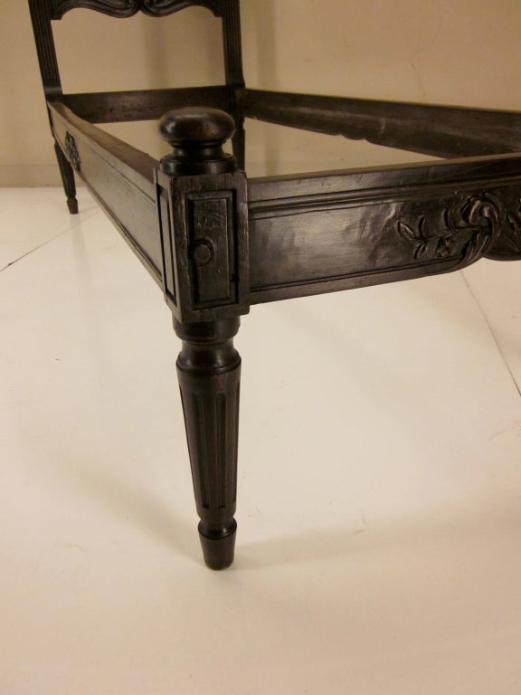 19th c. French Louis XVI Style Provincial Day Bed