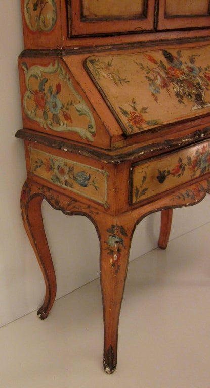 Painted Venetian Secretary or Desk 6