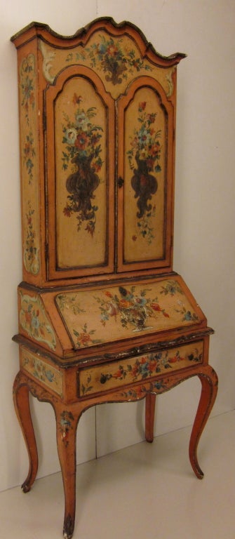 Painted Venetian Secretary or Desk 4