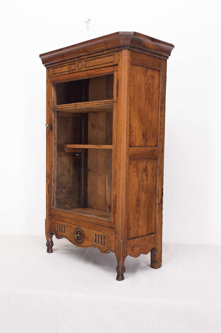 Early 19th c. French Miniature Armoire or  Provencal Verrio 1