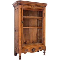 Early 19th c. French Miniature Armoire or  Provencal Verrio