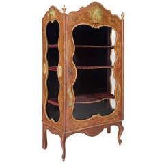 Early 19th Century Venetian Painted Vitrine or Display Cabinet