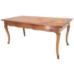 Antique 19th c. Louis XV Style Farm Table