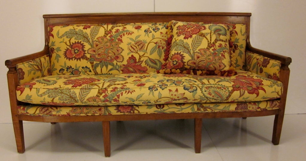 19th c. French Country Empire Sofa In Excellent Condition In Winter Park, FL