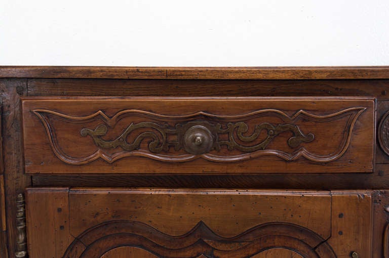 18th Century and Earlier 18th c. French Louis XV Carved Buffet or Sideboard