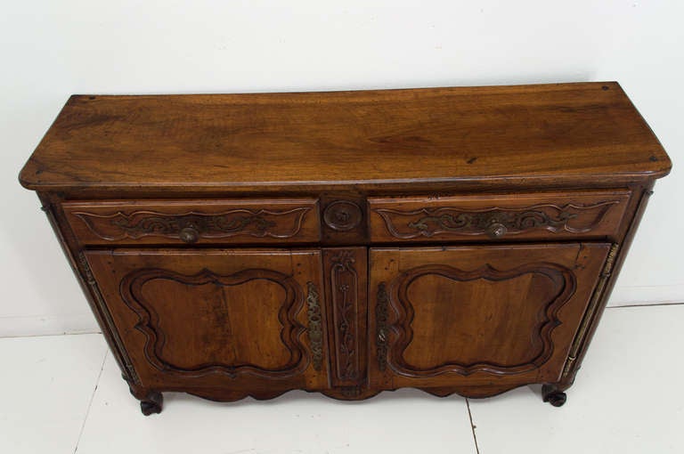 18th c. French Louis XV Carved Buffet or Sideboard 3
