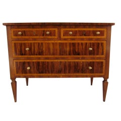 Italian Parquetry Commode or Chest of Drawers