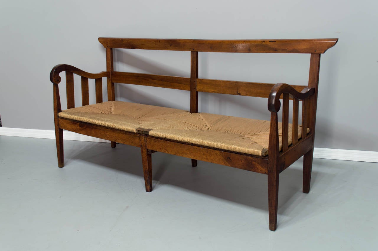 18th Century French Country Canapé or Bench 3