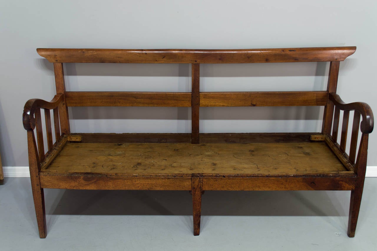 18th Century French Country Canapé or Bench 4
