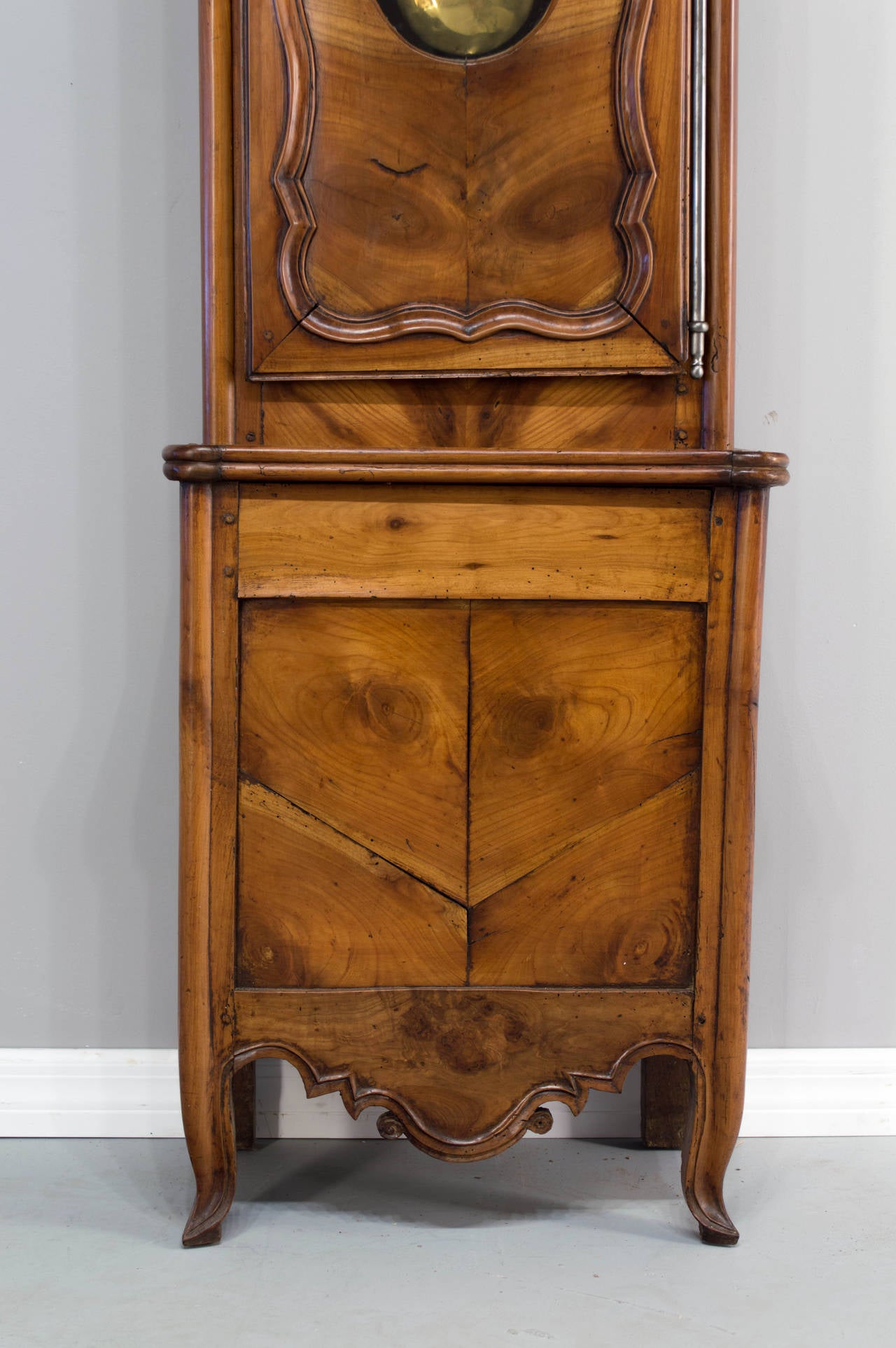 19th C. French Louis XV Style Horloge de Parquet or Tall Case Clock 3