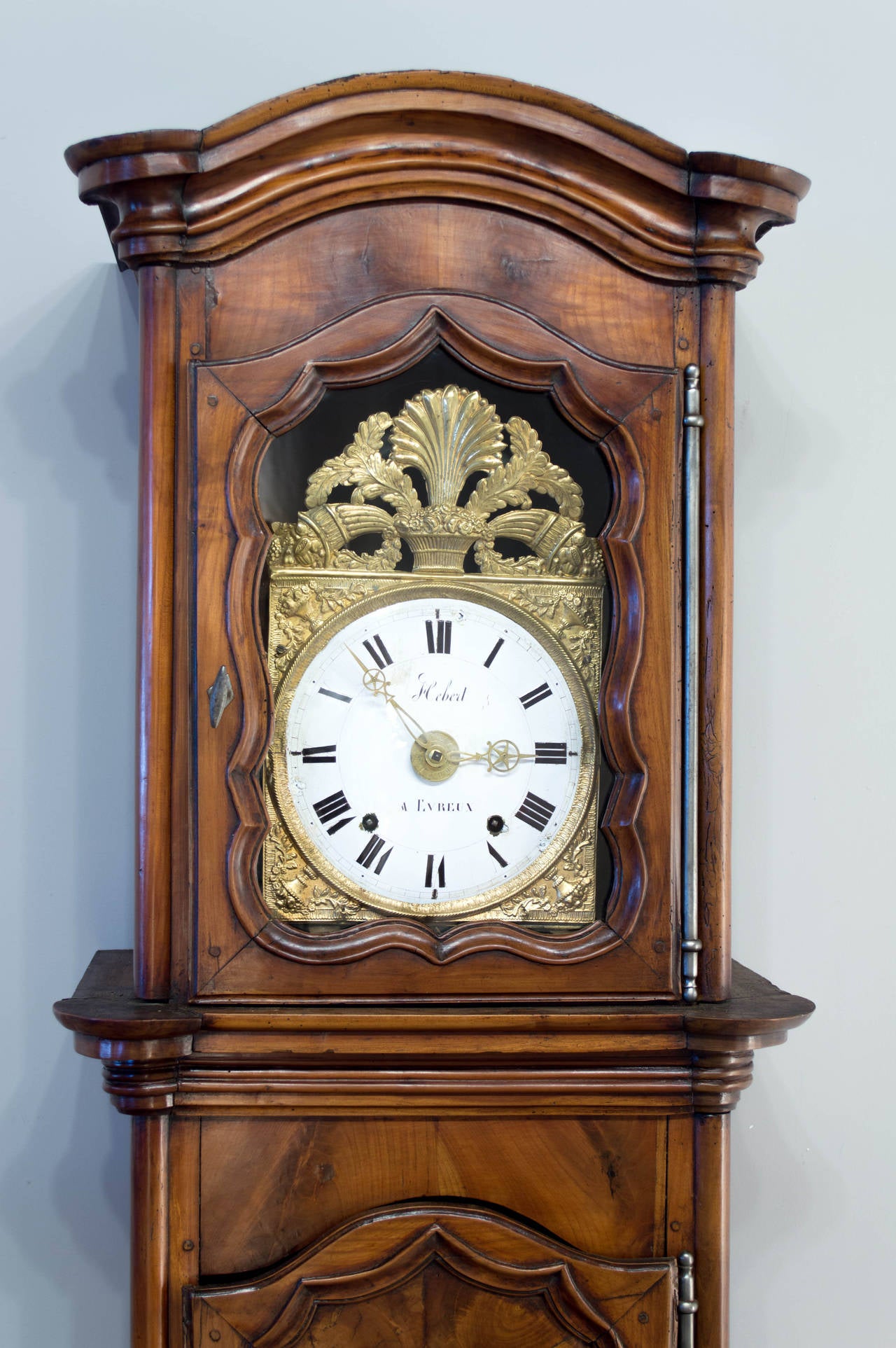19th C. French Louis XV Style Horloge de Parquet or Tall Case Clock 5