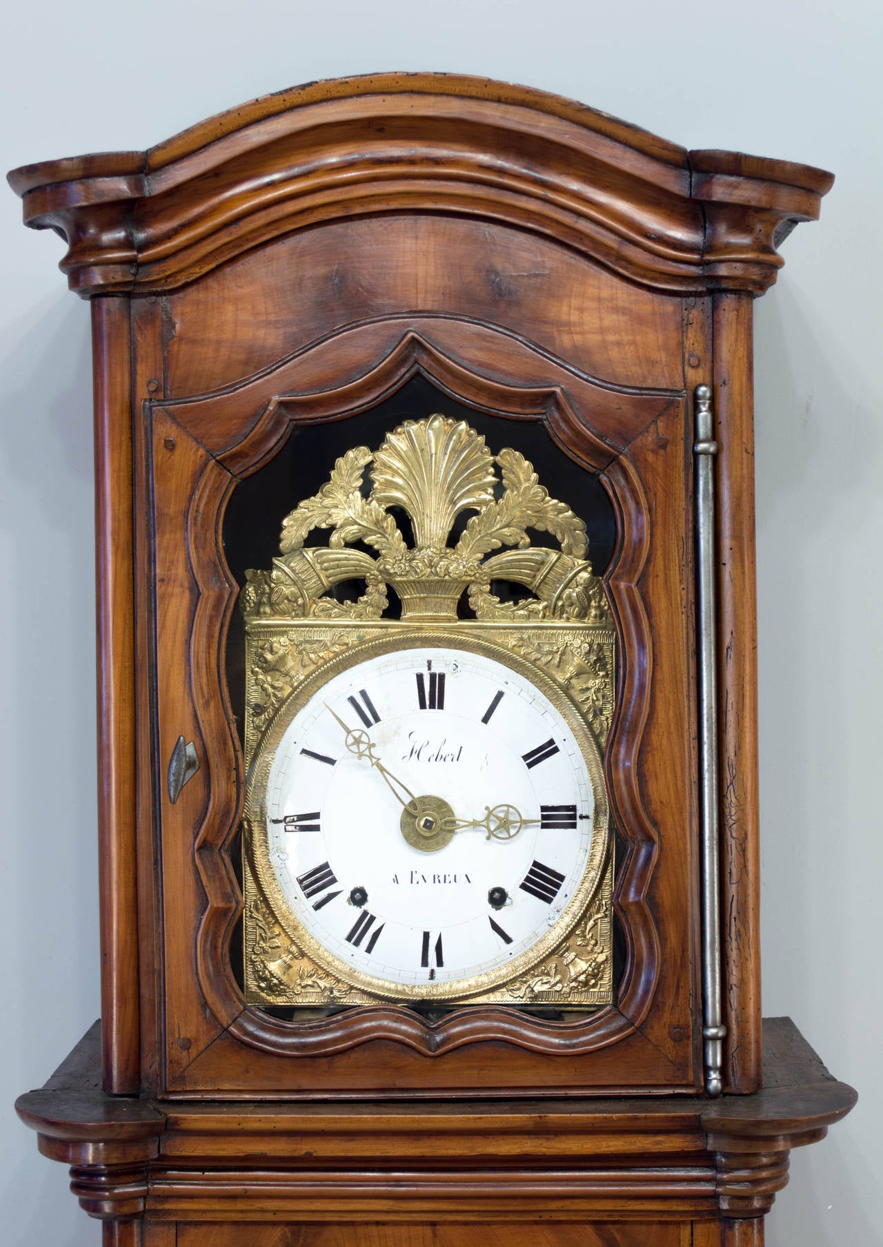19th Century 19th C. French Louis XV Style Horloge de Parquet or Tall Case Clock
