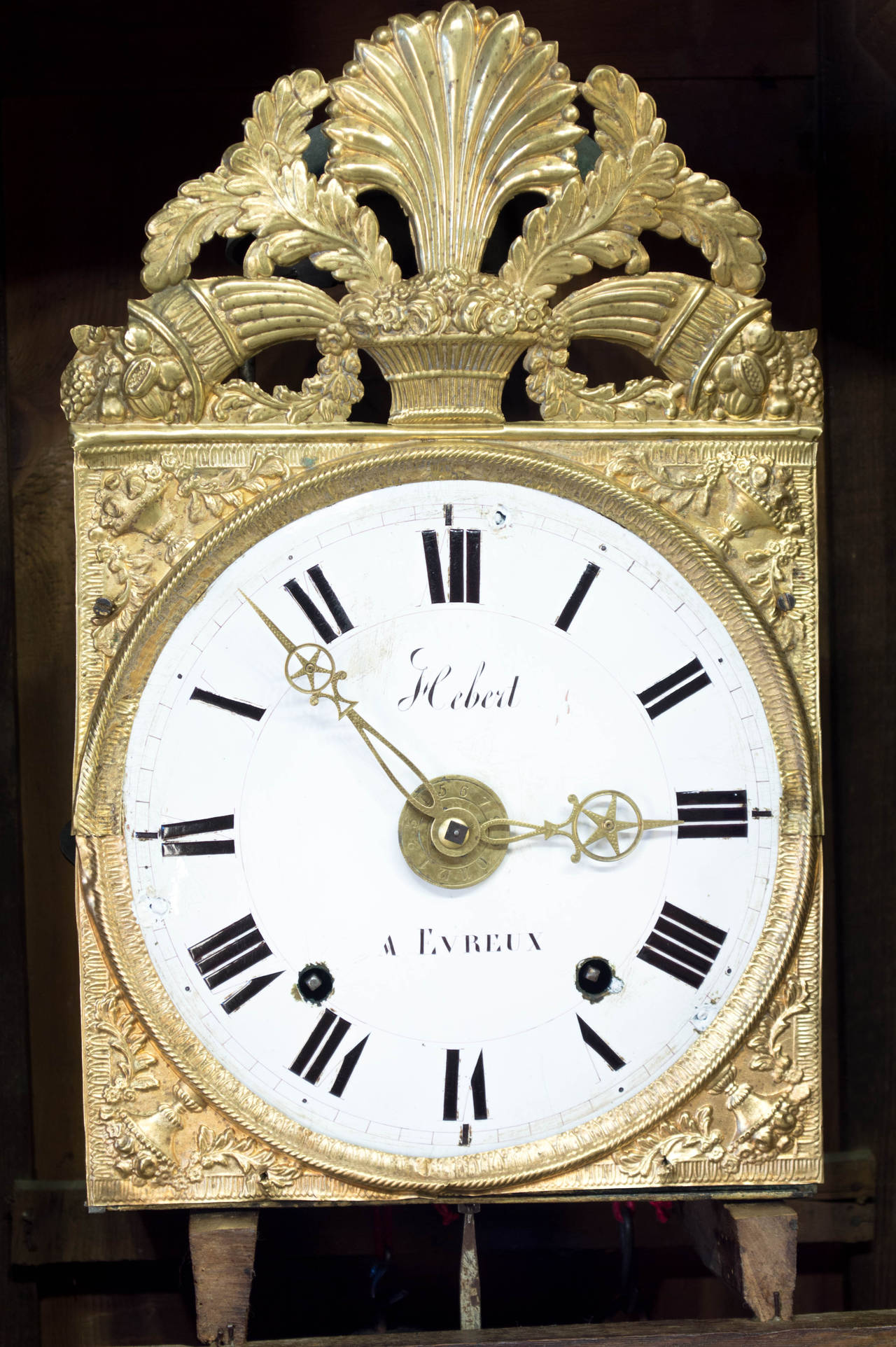 19th C. French Louis XV Style Horloge de Parquet or Tall Case Clock 4