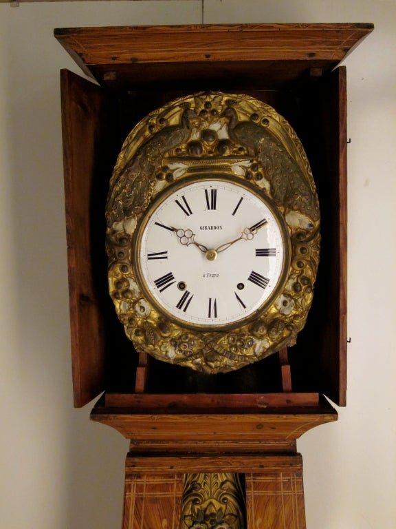 20th Century French Country Grandfather clock or Comtoise
