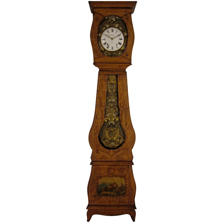 French Country Grandfather clock or Comtoise