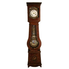 19th c. French Country Tall Case Clock or Comtoise