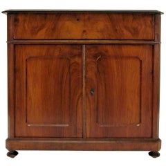 Antique Biedermeier Style Walnut Buffet