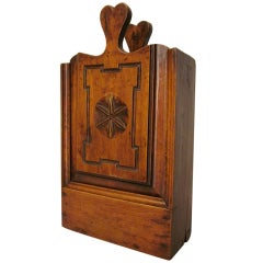 Antique French Provencal Walnut Fariniere or Flour Box
